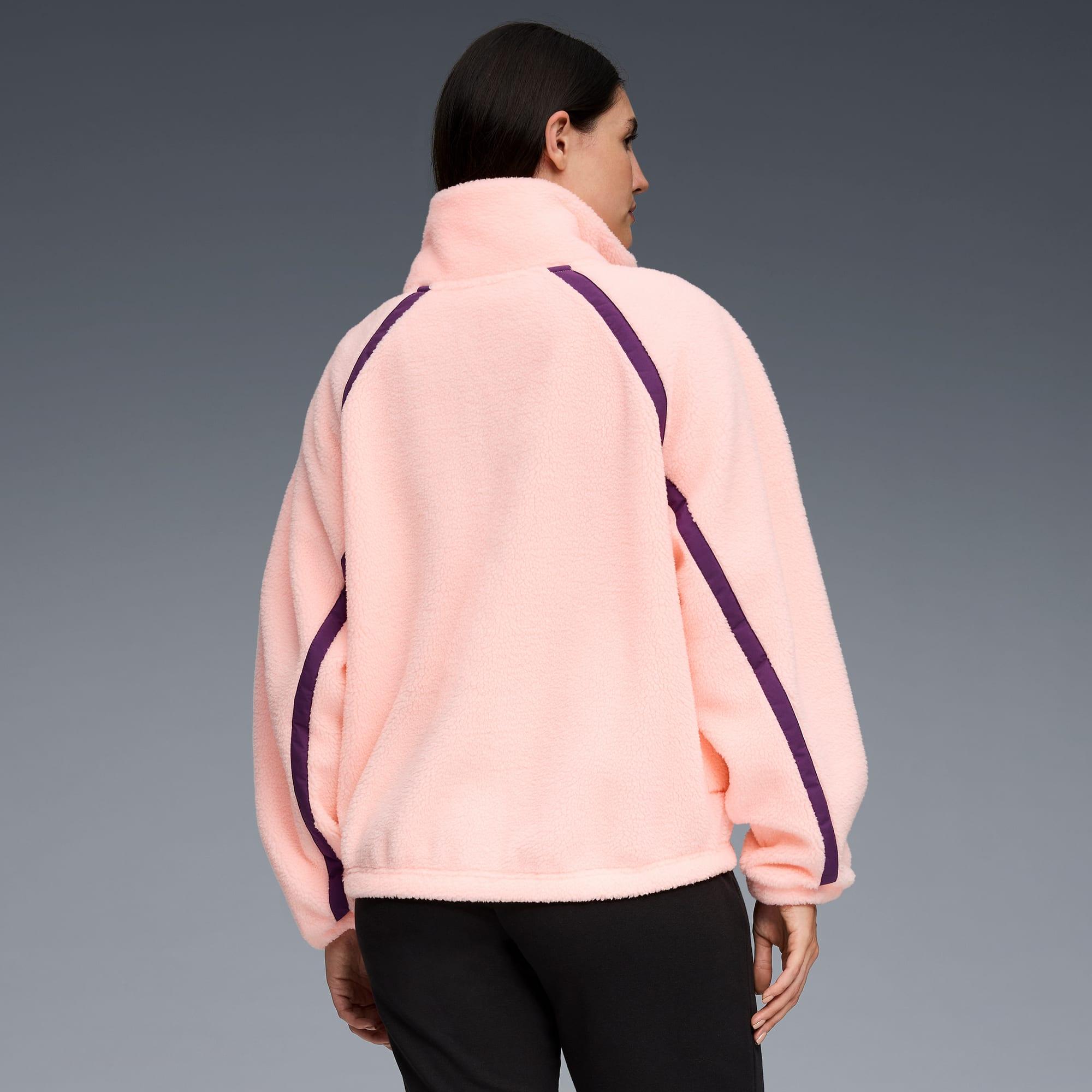 Sherpa Fleece Jacket W/ Wove Women Product Image