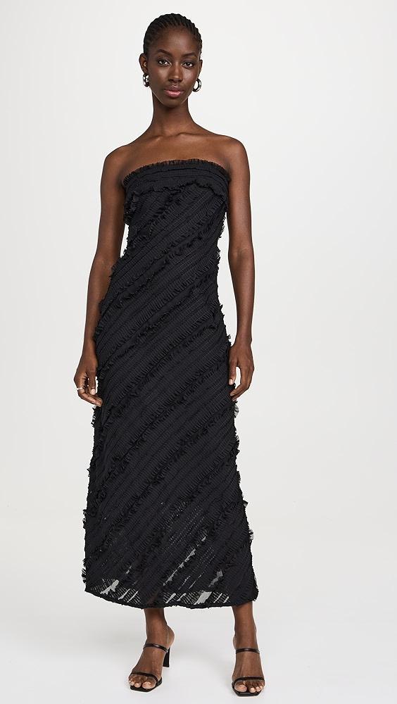 endless rose Strapless Ruffled Maxi Dress | Shopbop Product Image