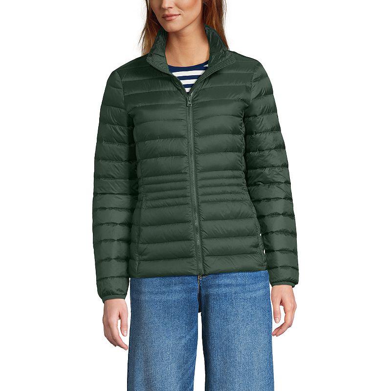 Petite Lands' End Wanderweight Down Puffer Jacket, Women's,  Product Image
