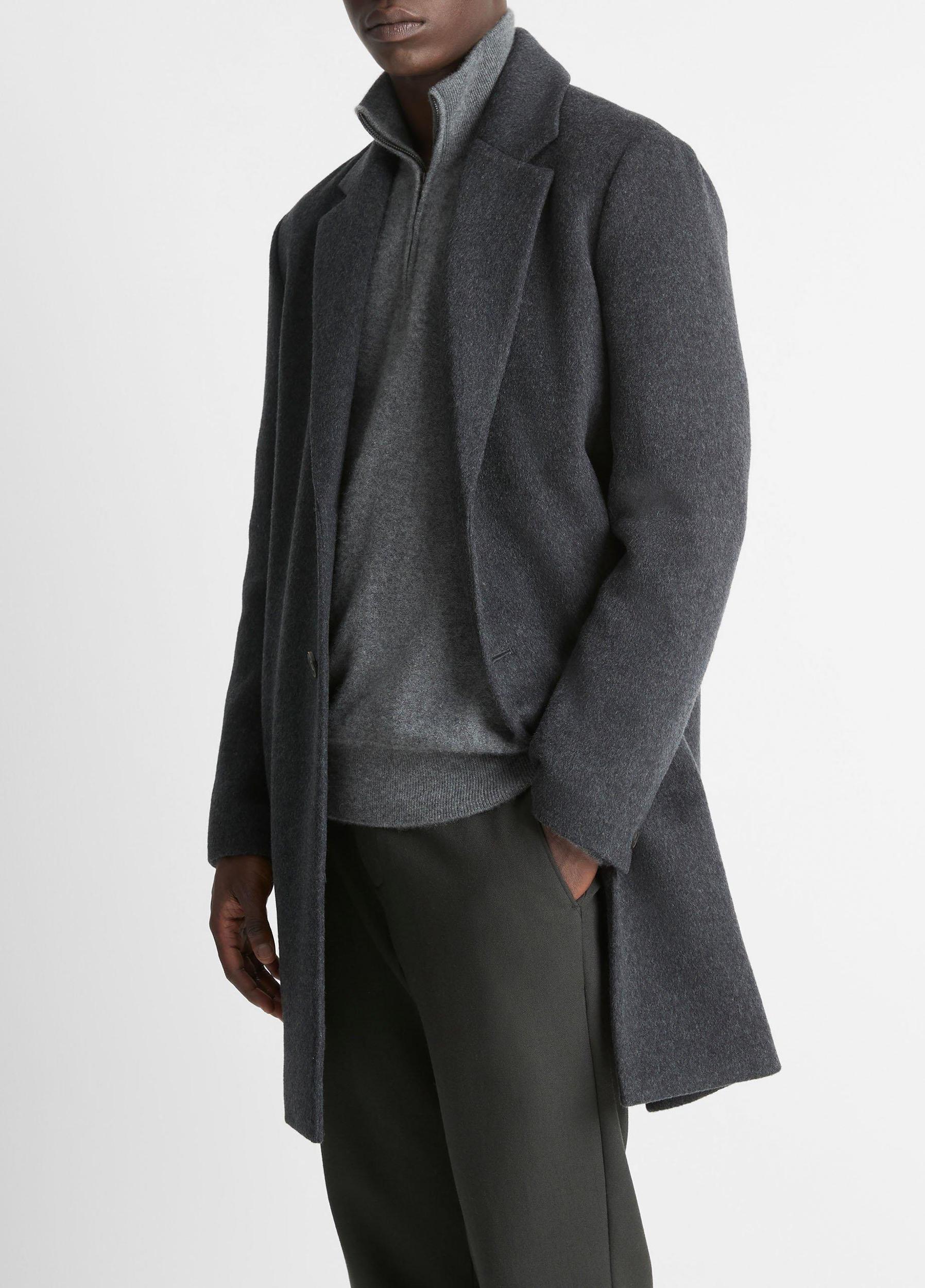 Classic Italian Wool-Blend Coat Product Image