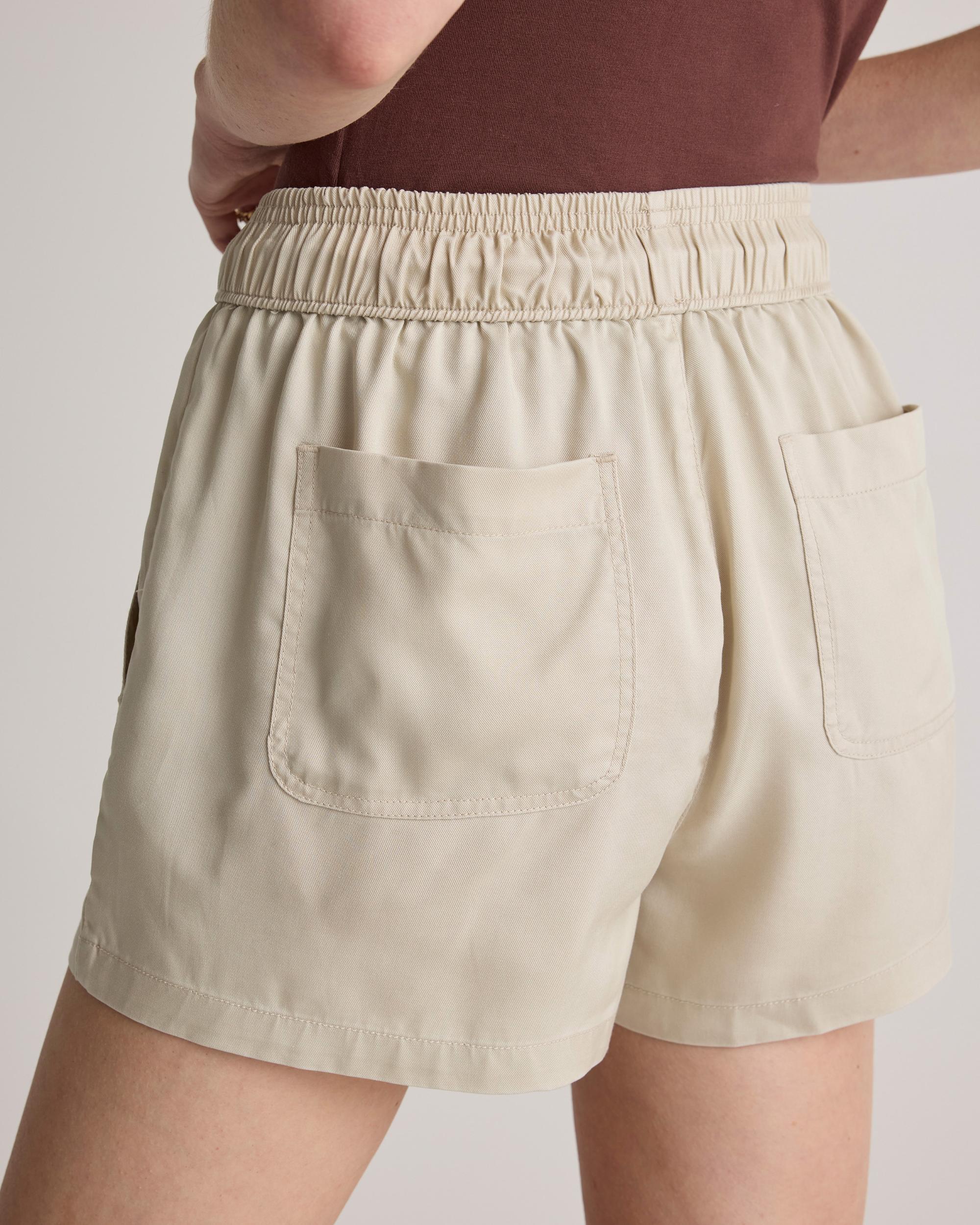 Quince | Women's Vintage Wash Tencel Utility Shorts Size XL Product Image