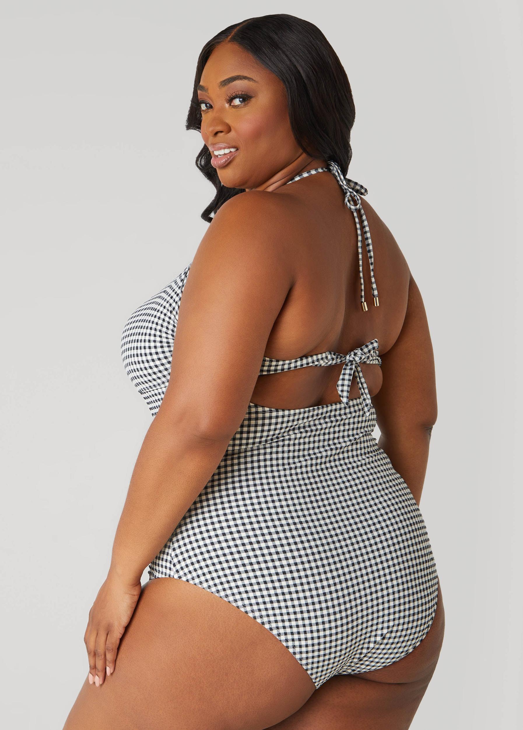 Betsey Johnson Gingham Swimsuit Product Image