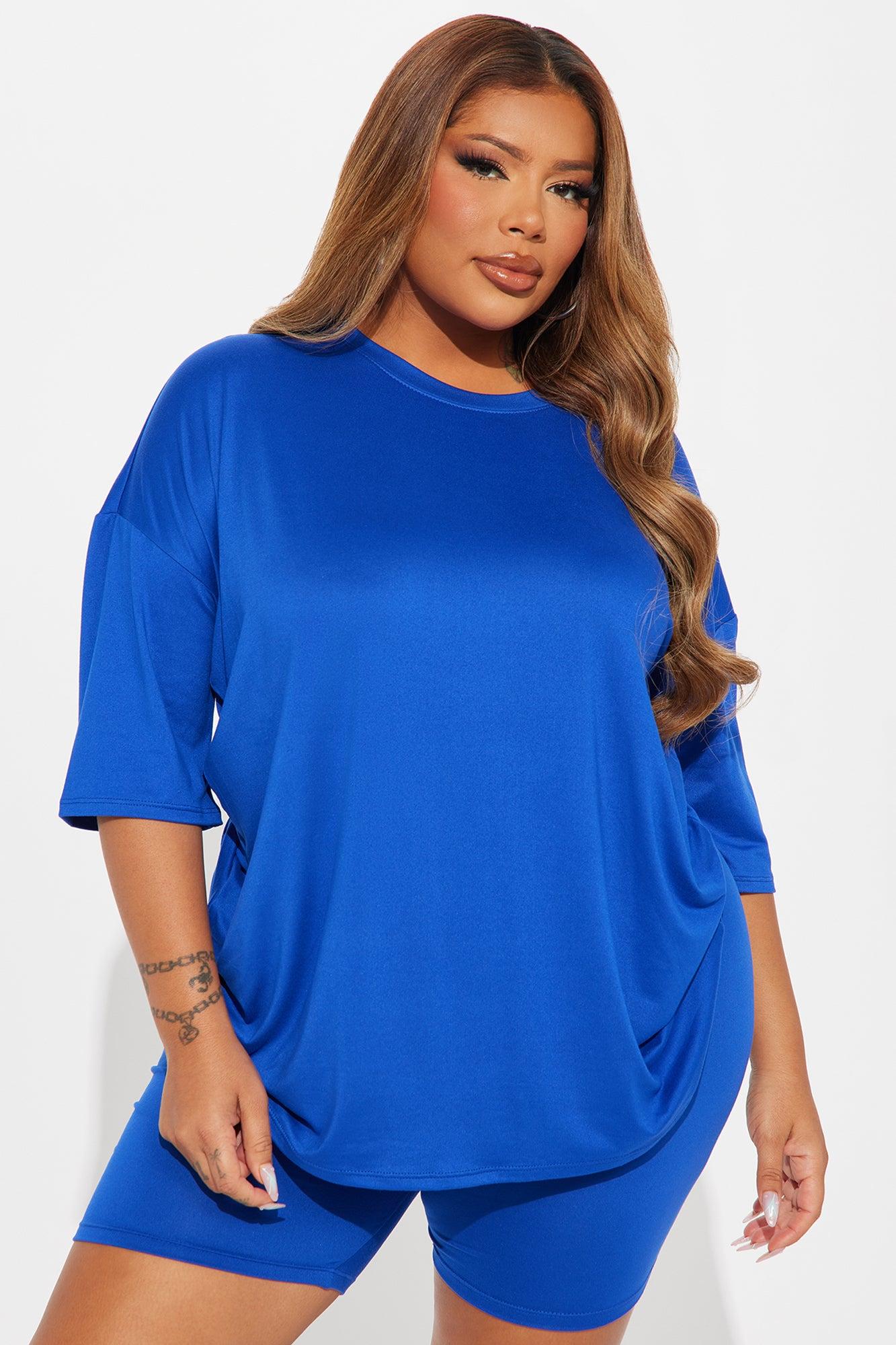 Weekend Vibes Short Set - Royal Product Image