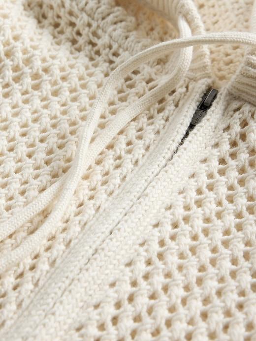 Crochet Zip Hoodie Product Image
