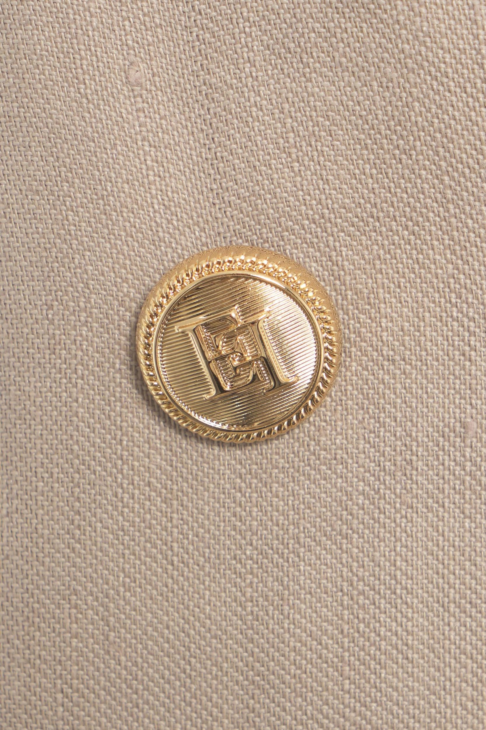 Linen blend mini dress Product Image