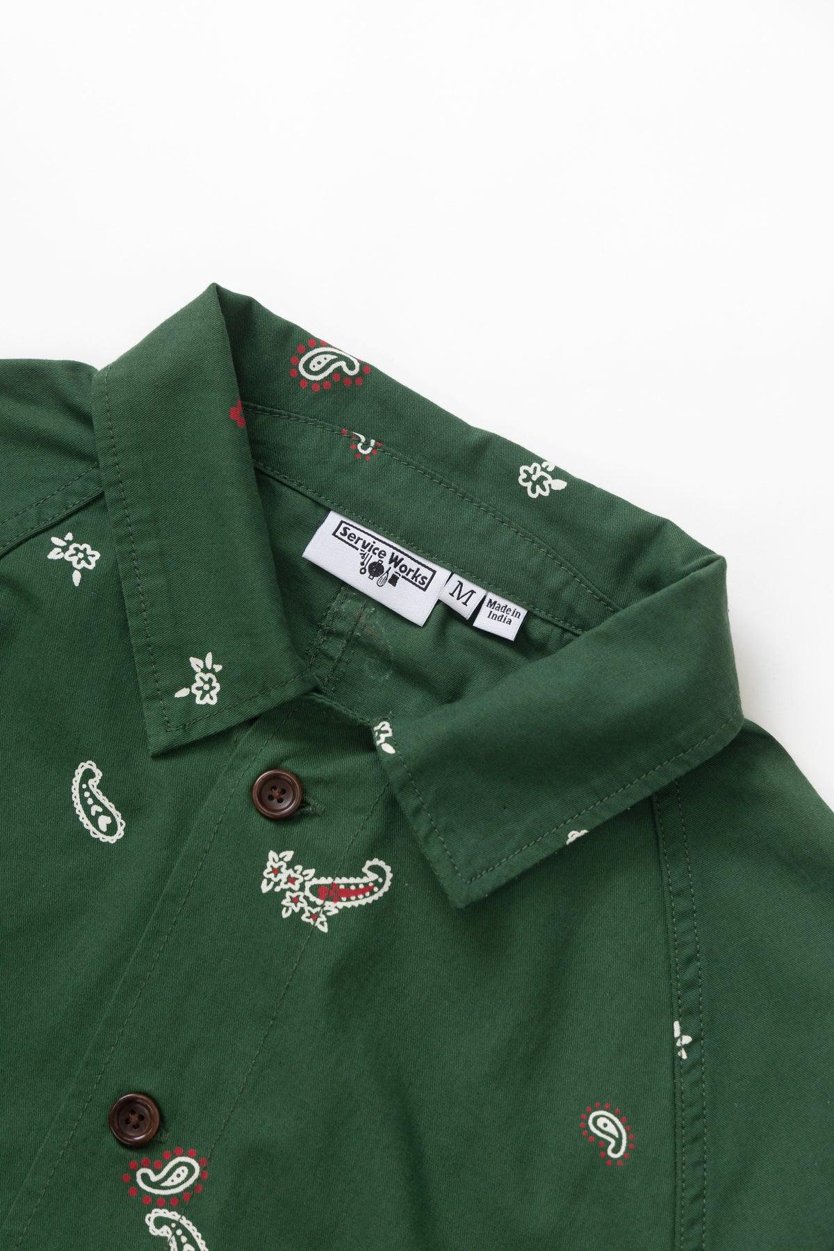 Paisley Front Of House Jacket - Forest Product Image