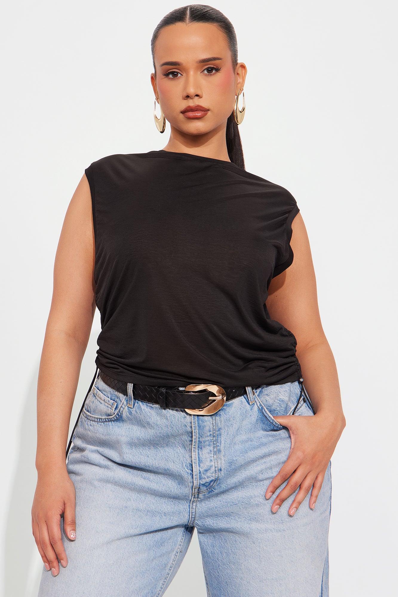 Everyday Active Slub Tank - Black Product Image