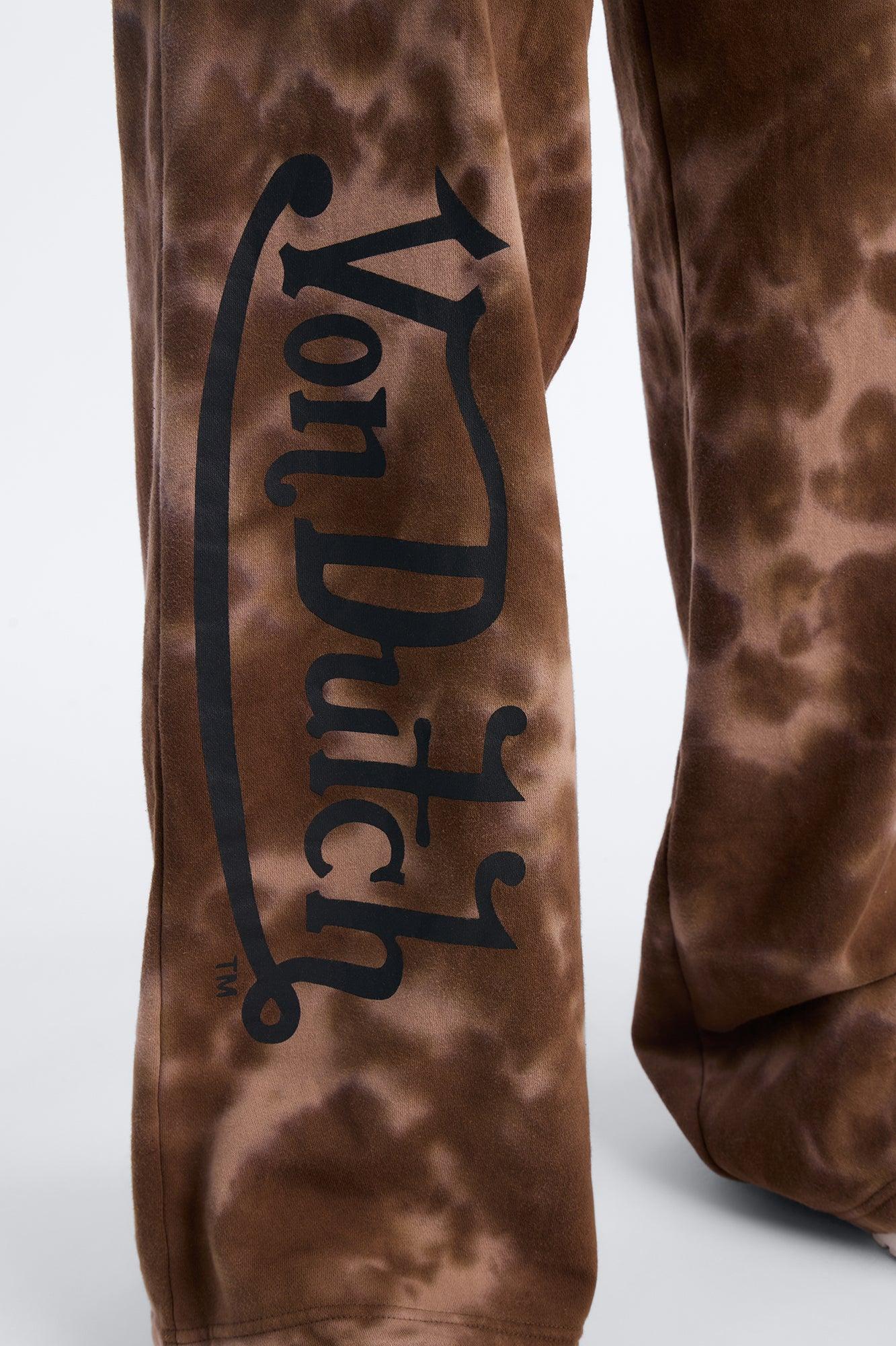 Von Dutch Ash Rider Washed Pants - Brown Combo Female Product Image