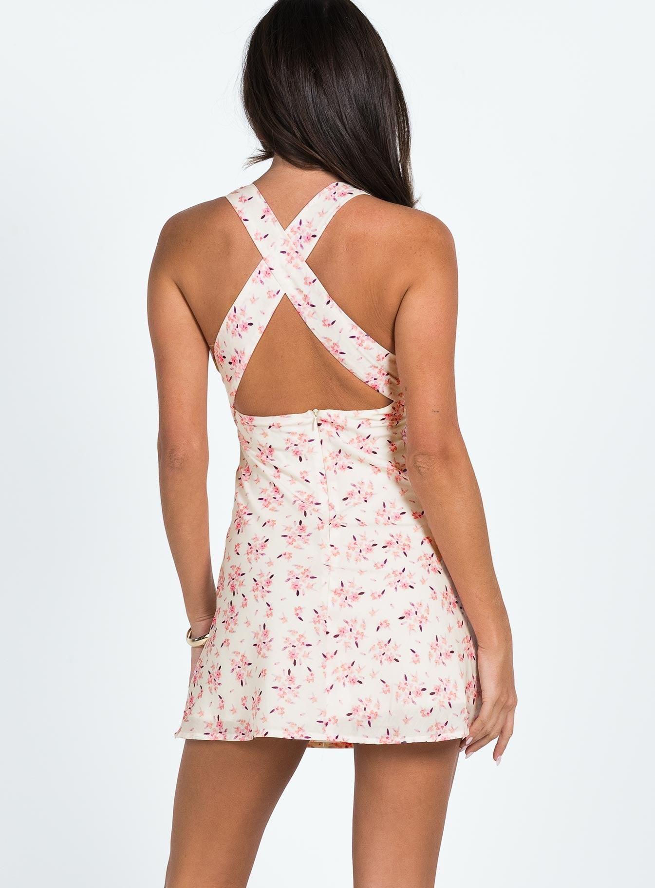 Connelly Mini Dress Pink Floral Product Image