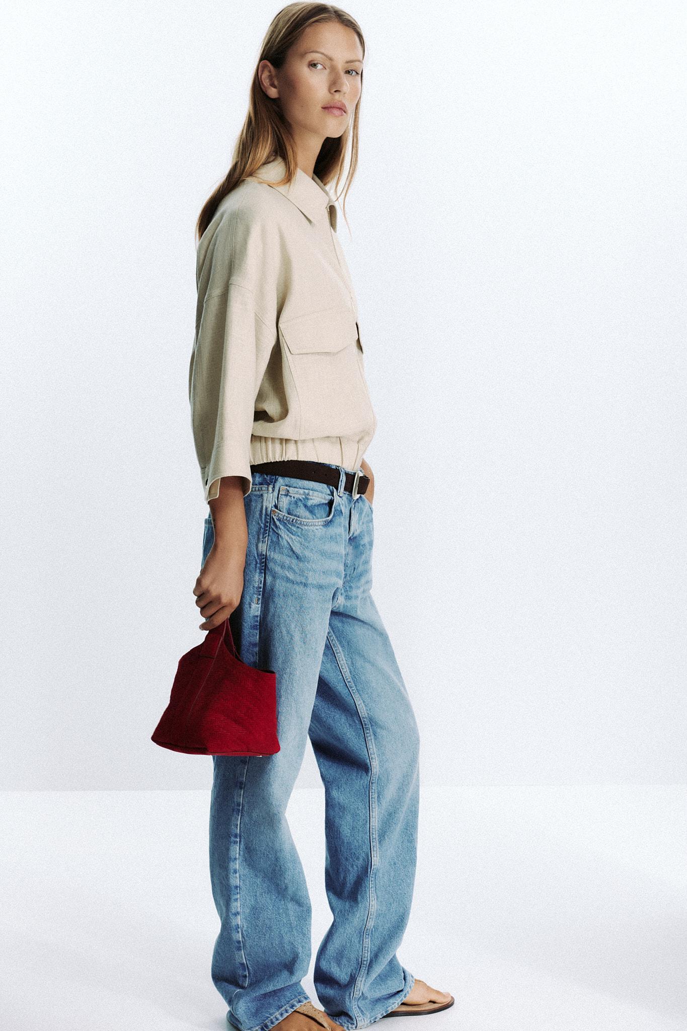 LINEN SAFARI JACKET Product Image