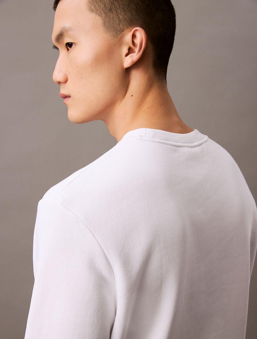 Monogram Logo Fleece Crewneck Sweatshirt Product Image