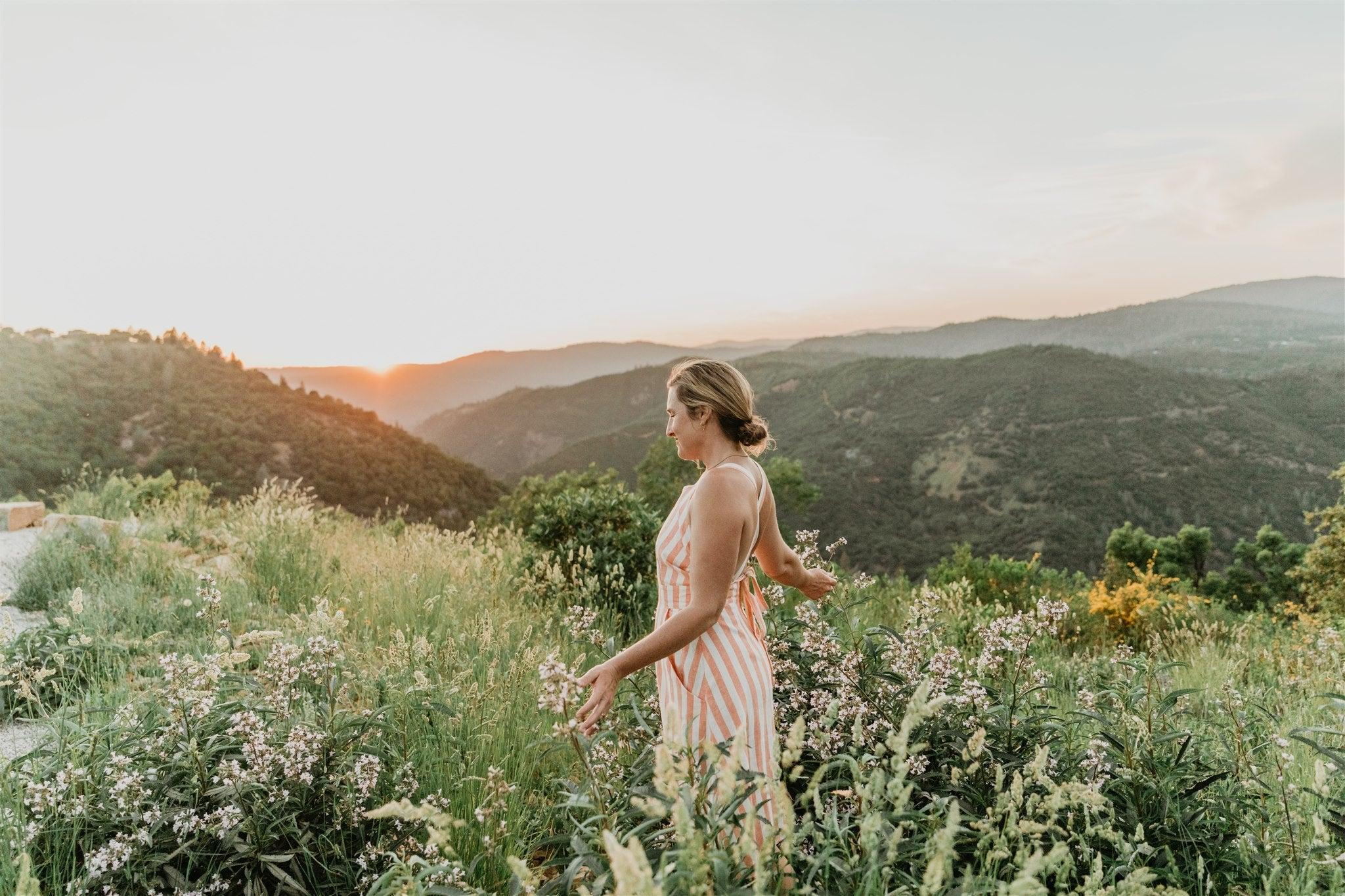 Juniper Dress in Pink Stripe Product Image