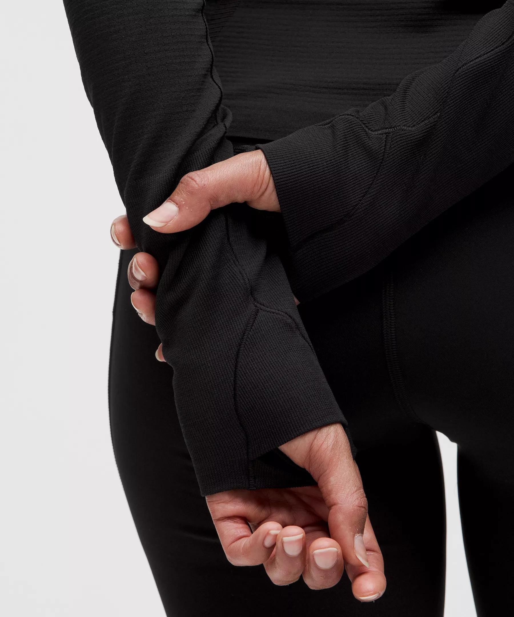 Swiftly Tech Long-Sleeve Shirt 2.0 Waist Length *Glow Stripe Product Image