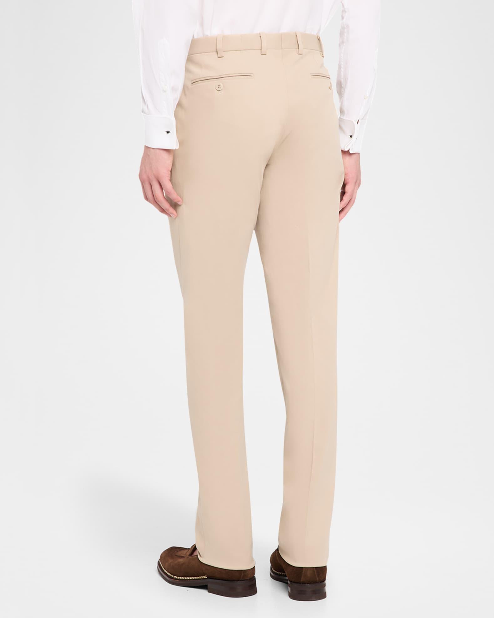 Men's Twill Modern-Fit Formal Pants Product Image