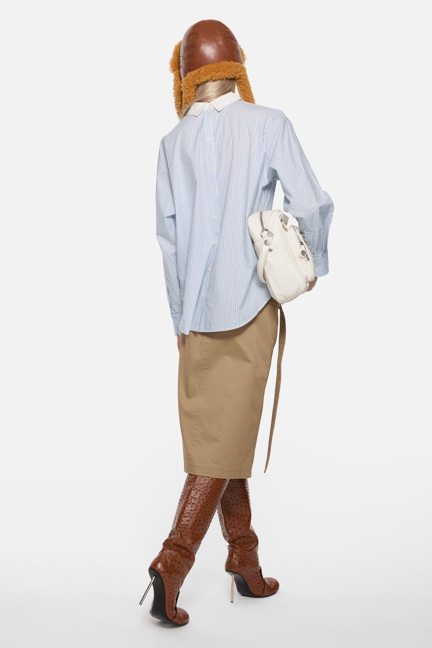 Stripe button-up shirt Product Image