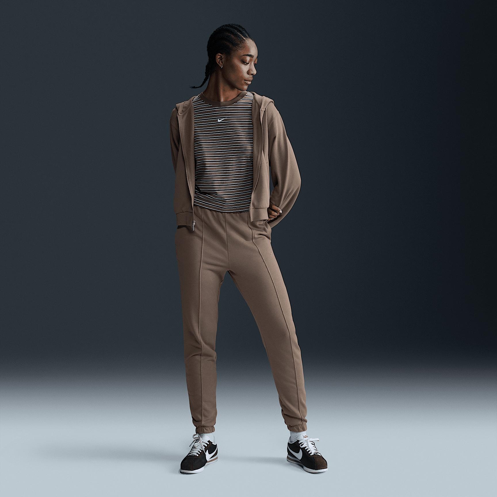 Womens Nike Sportswear Chill Slim High-Rise French Terry Sweatpants Product Image