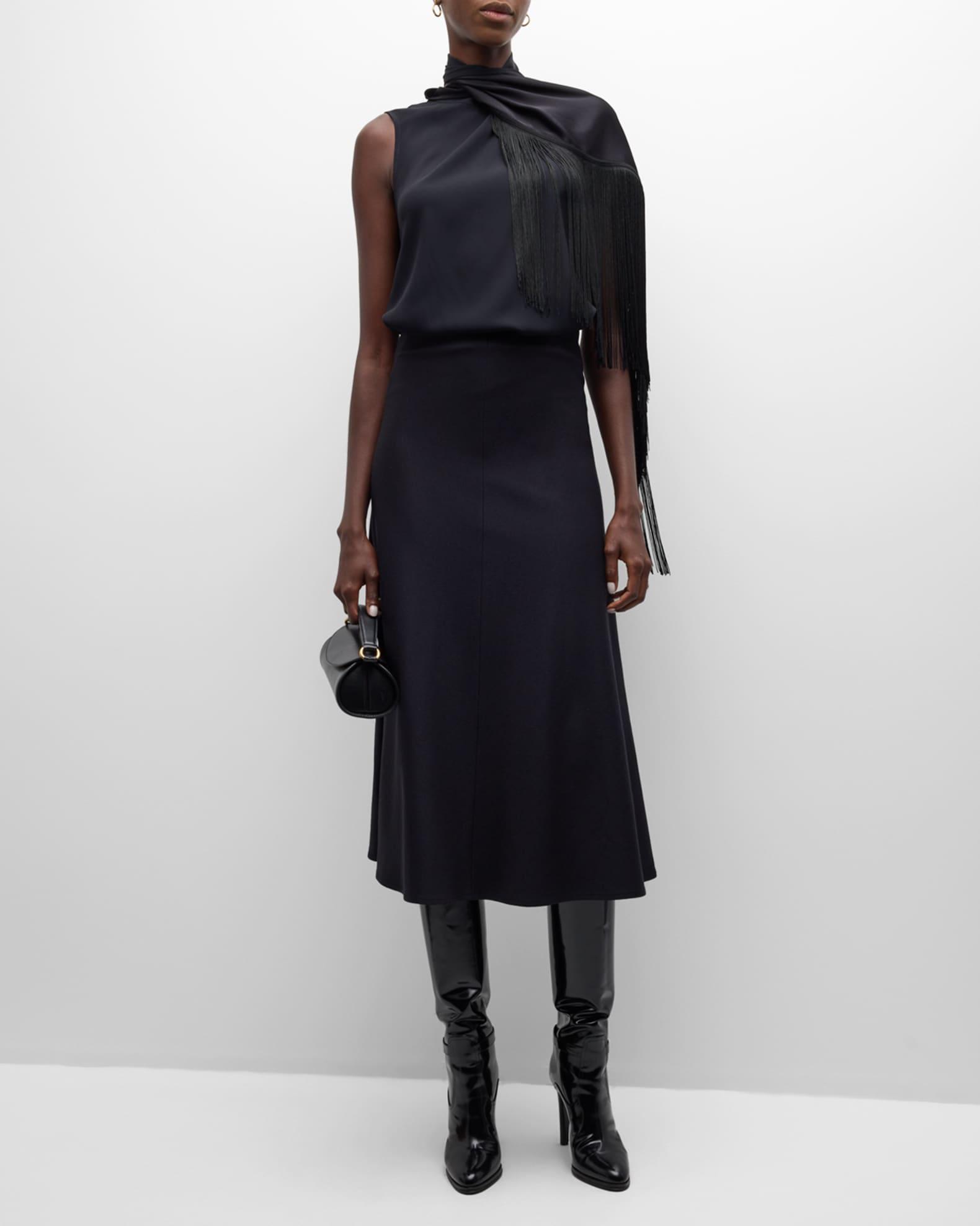 Boushra A-Line Midi Skirt Product Image