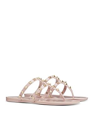 Valentino Garavani Womens Summer Rockstud Pvc Thong Sandals Product Image