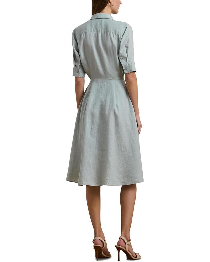 Petite Belted Cotton-Blend Shirtdress Product Image