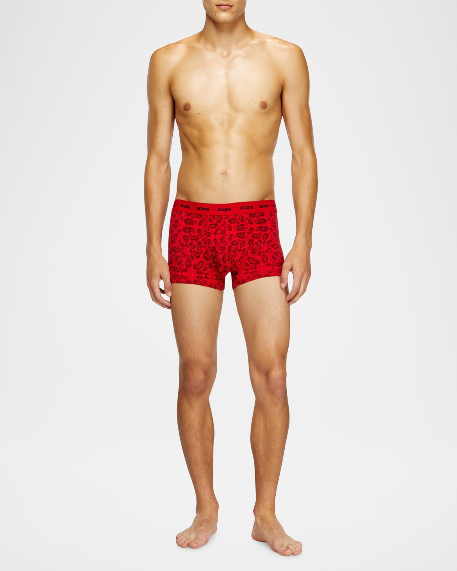 Men's Damien Assorted Stretch 3-Pack Boxer Briefs, Red Product Image