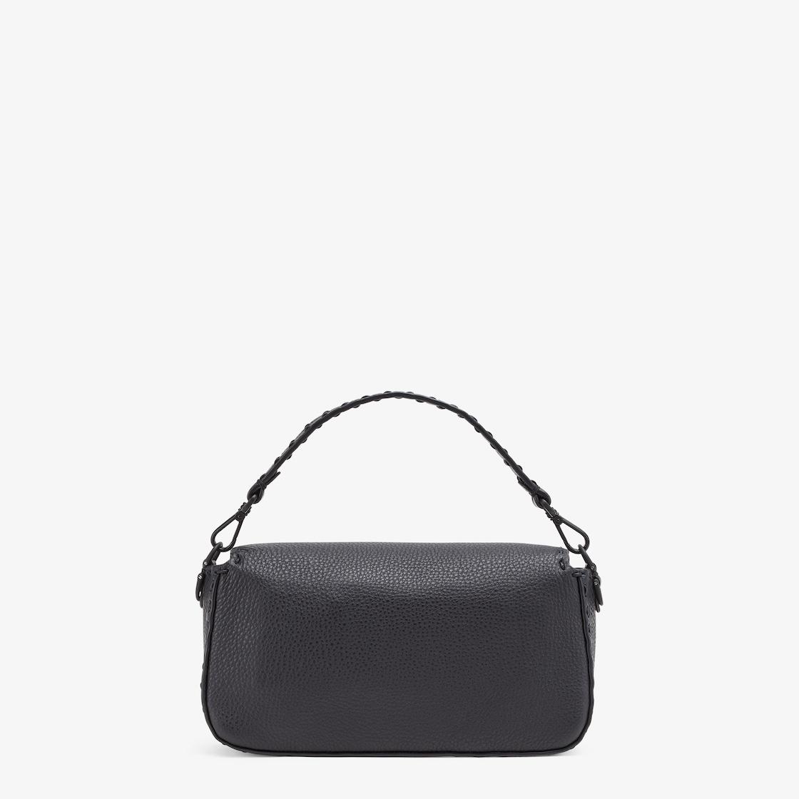 Regular BaguetteBlack Selleria bag with 590 hand-sewn topstitches Product Image