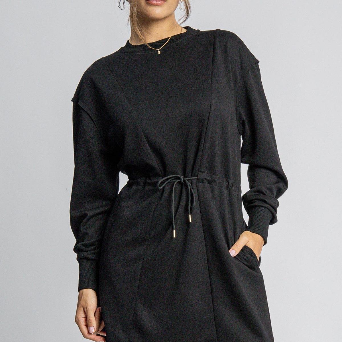 Soft Luxe Dress- Black Product Image
