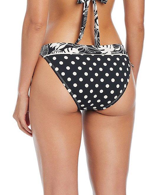 Bleu Rod Beattie Double Trouble Dotted Tie Side Hipster Swim Bottom Product Image