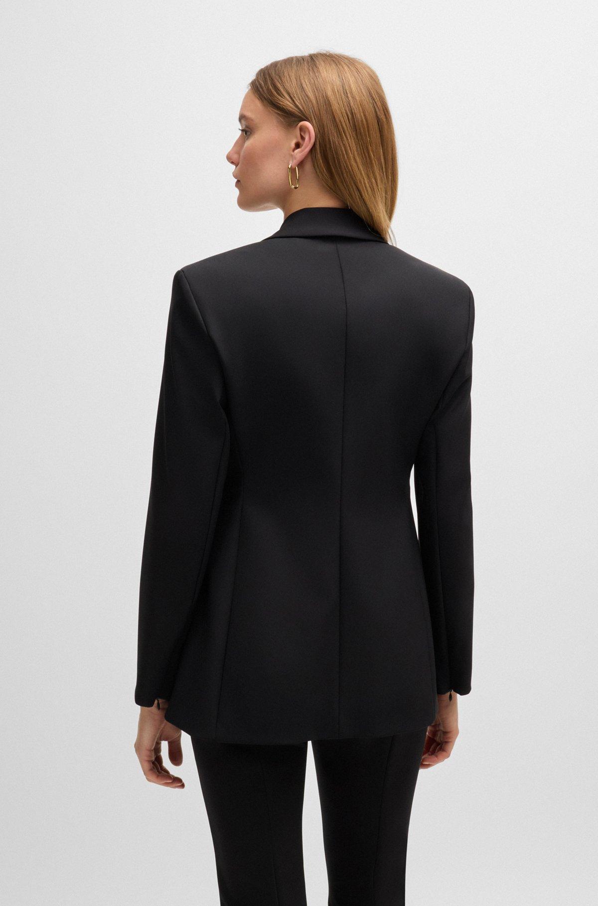 Slim-fit jacket in performance-stretch material Product Image
