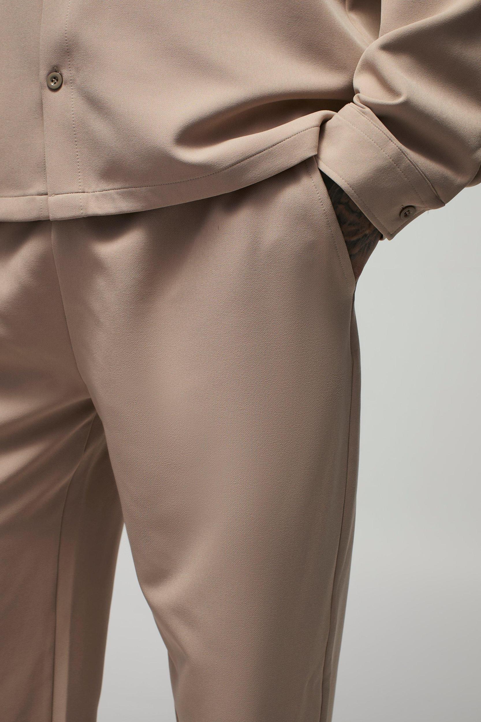 Tall Stretch Woven Relaxed Fit Pants | boohooMAN USA Product Image
