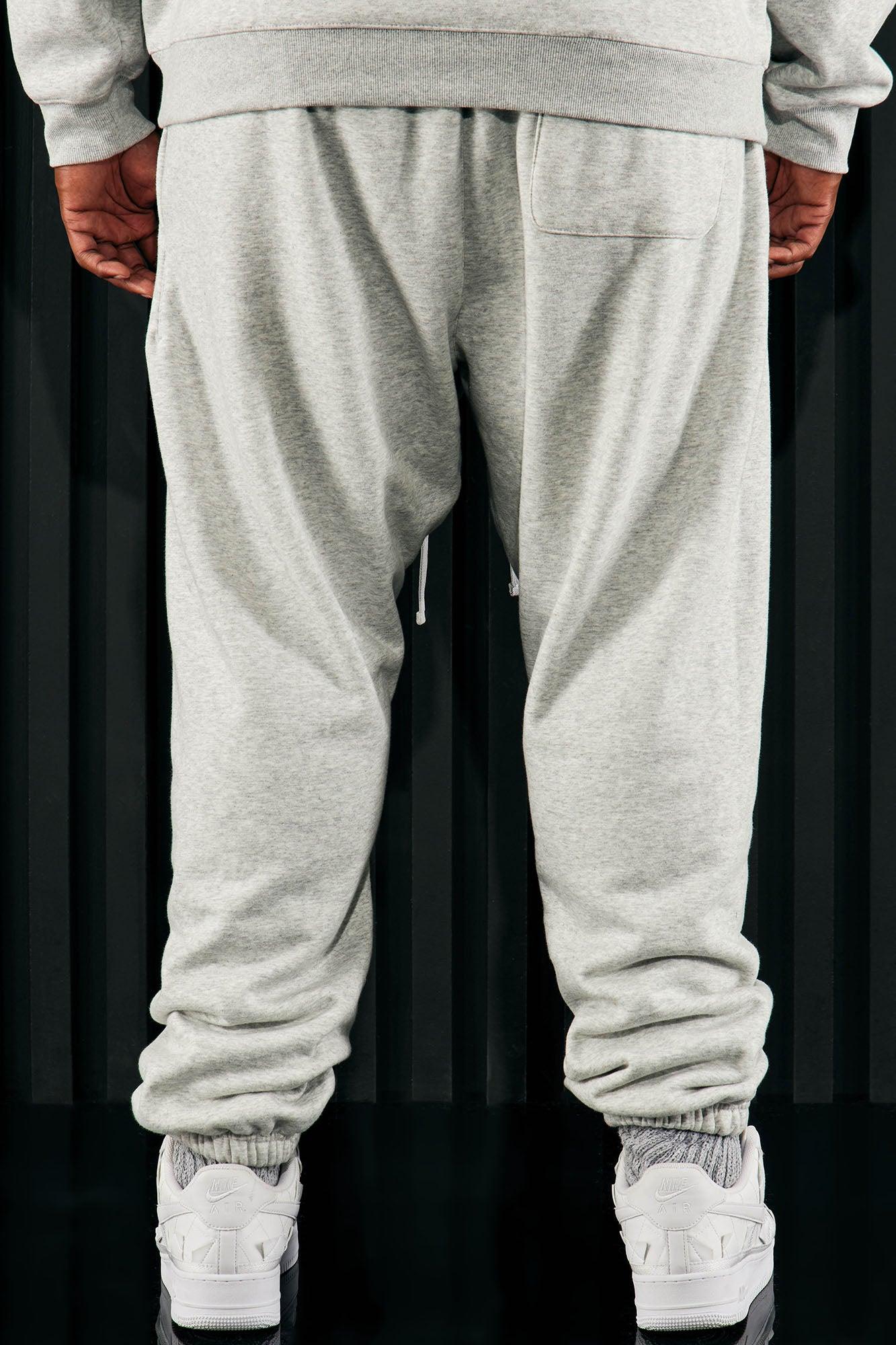 Tyson Heavyweight Sweat Jogger - Heather Grey Product Image