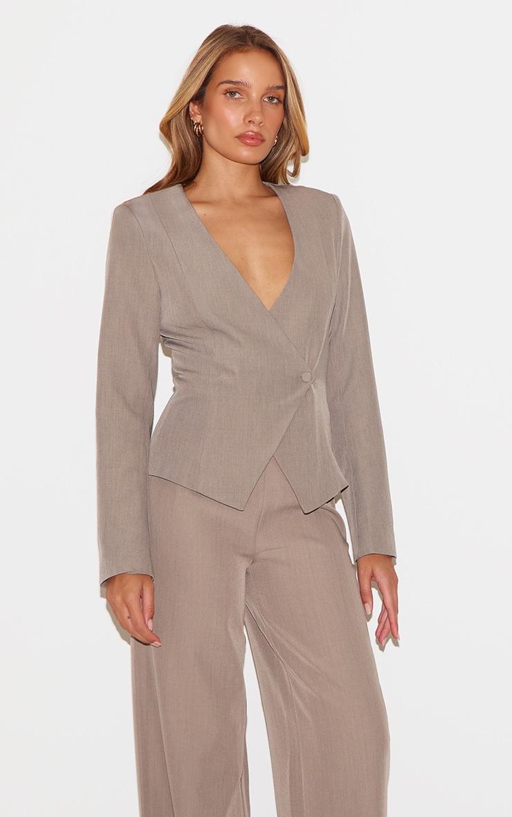 Clay Tailored Woven Wide Leg Pants Product Image