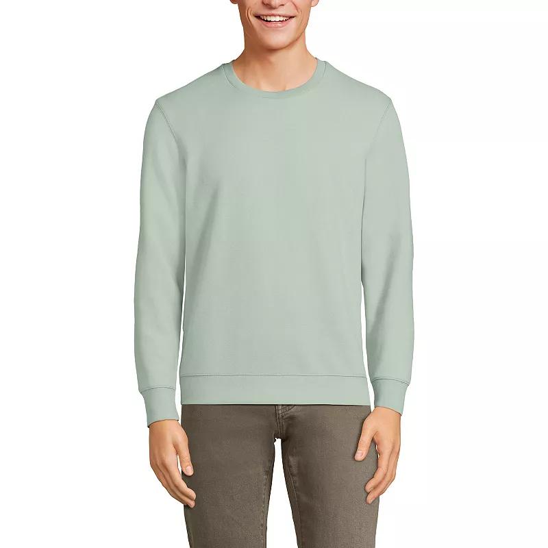 Big & Tall Lands' End Long Sleeve Serious Sweats Crewneck Sweatshirt, Men's,  Product Image