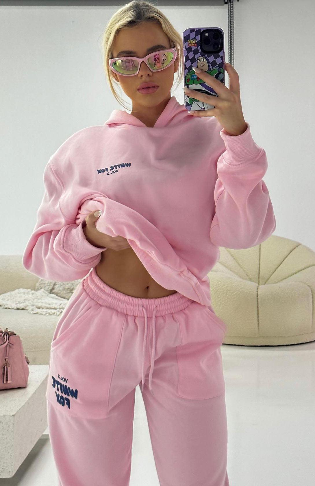 Offstage Hoodie Posy Pink Product Image
