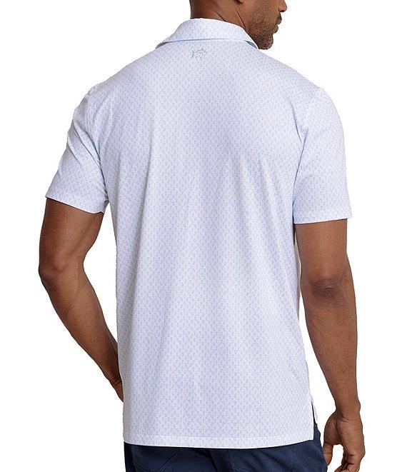 Southern Tide Driver Cocktail Hour Printed Short Sleeve Polo Shirt Product Image