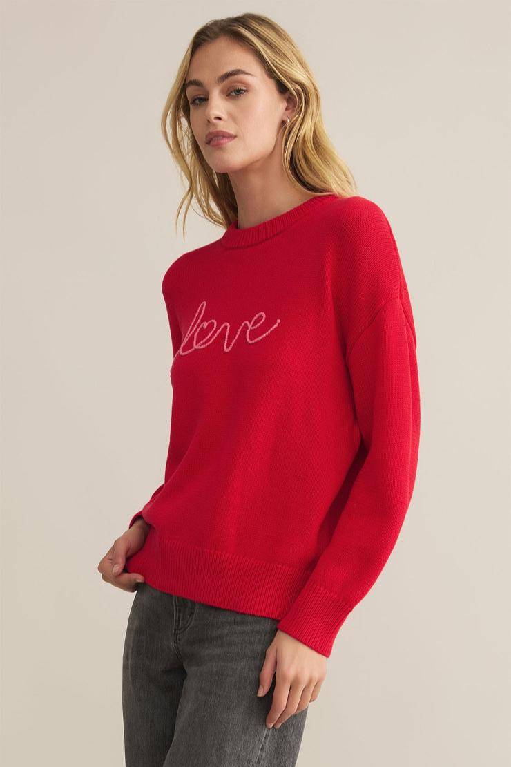 Love Notes Boyfriend Sweater Product Image