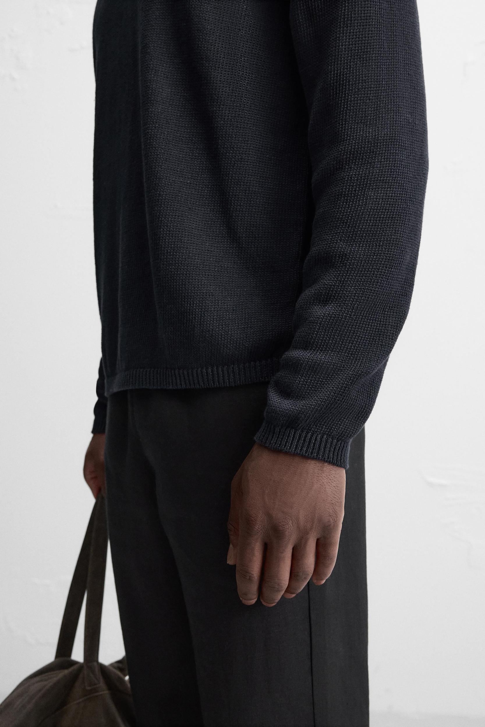 100% LINEN SWEATER Product Image