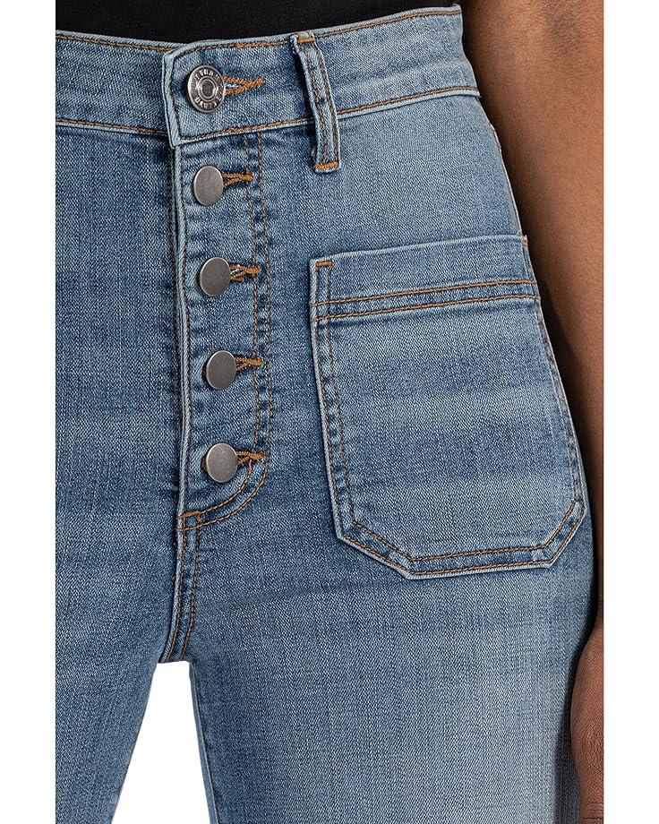 Meg High-Rise Fab Ab Wide Leg Raw Hem Product Image