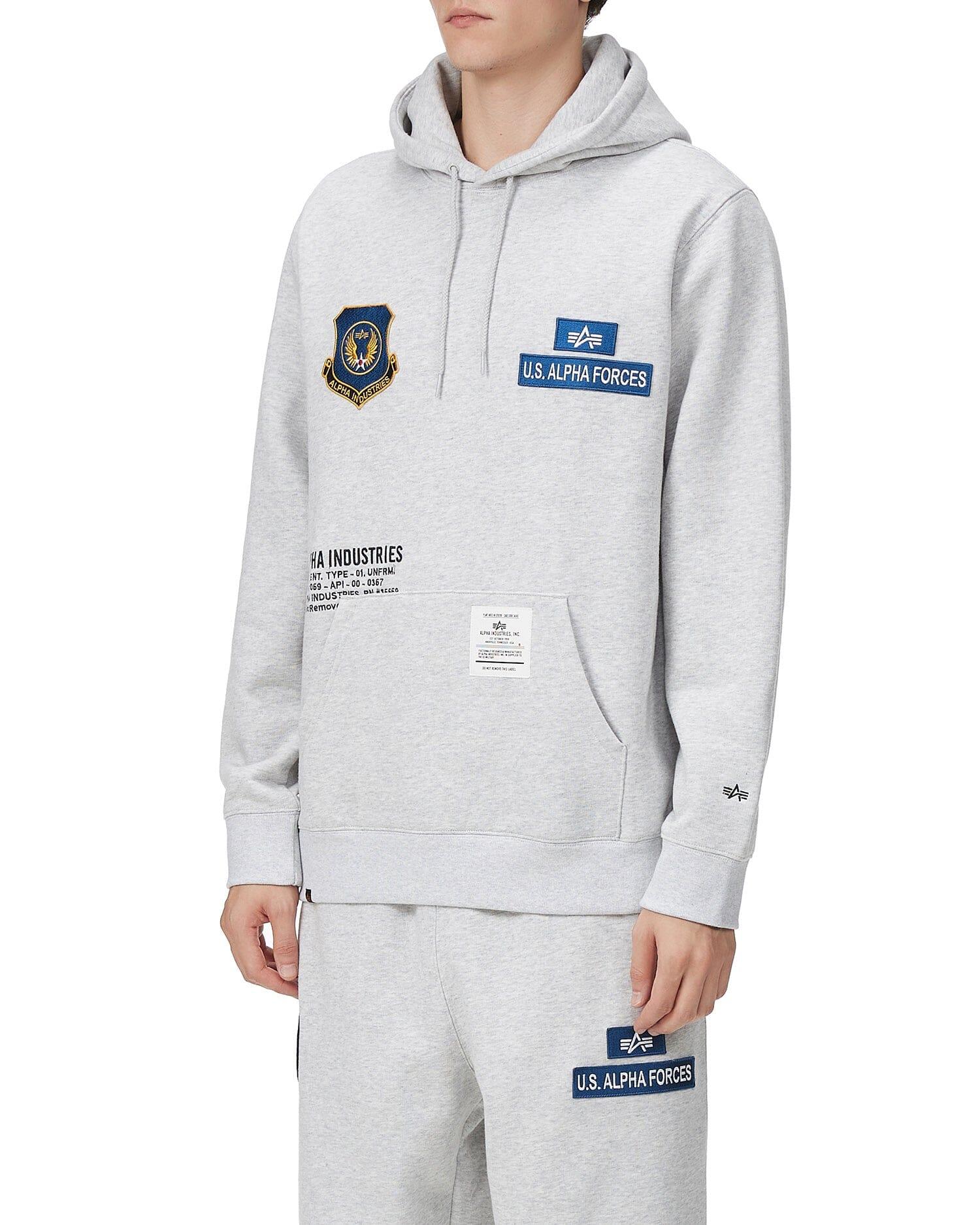 U.S. ALPHA FORCES BADGE HOODIE Male Product Image