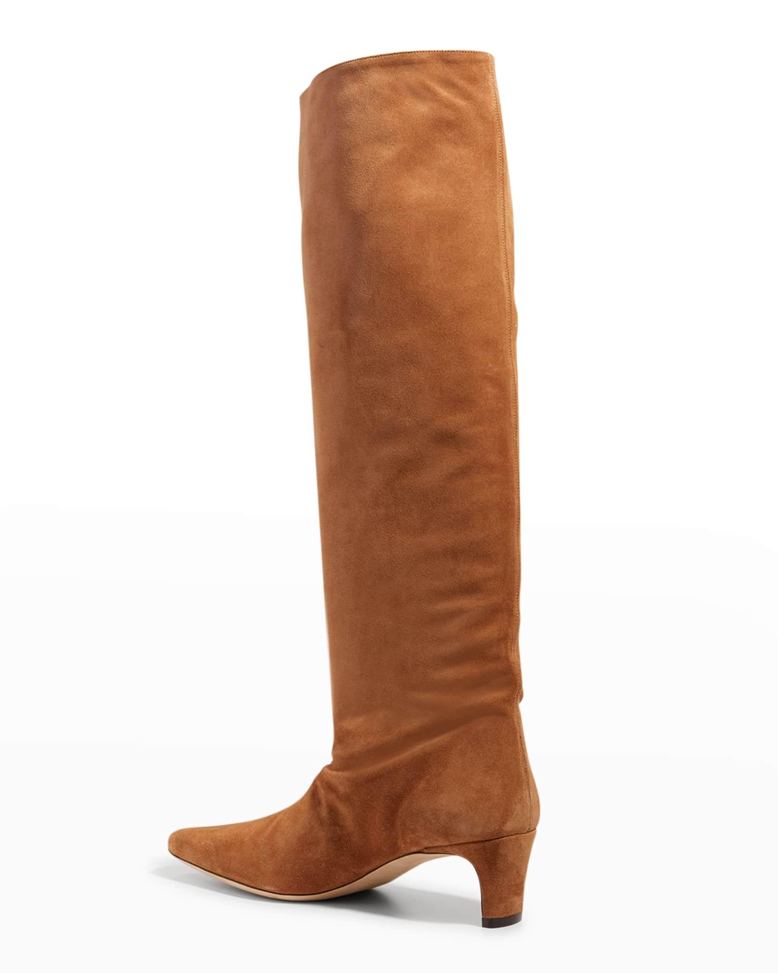 Wally Suede Patchwork Tall Boots Product Image