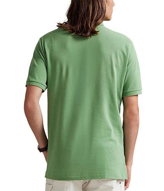 Polo Ralph Lauren Custom Slim Fit Solid Mesh Polo Shirt Product Image