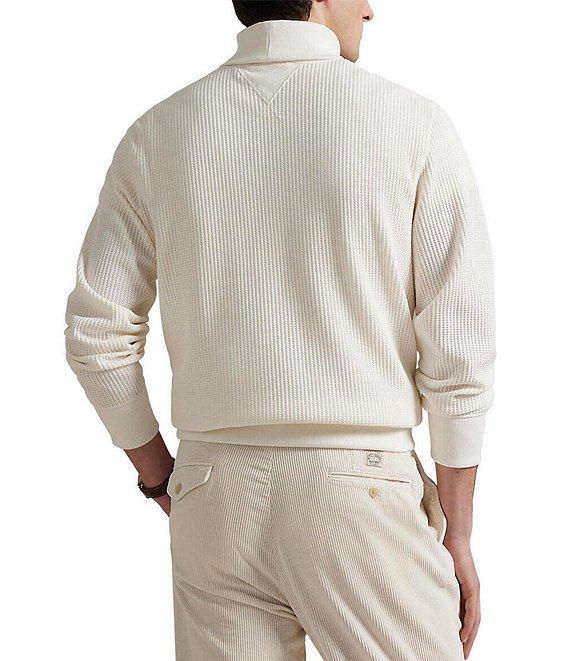 Polo Ralph Lauren Waffle-Knit Fleece Turtleneck Product Image