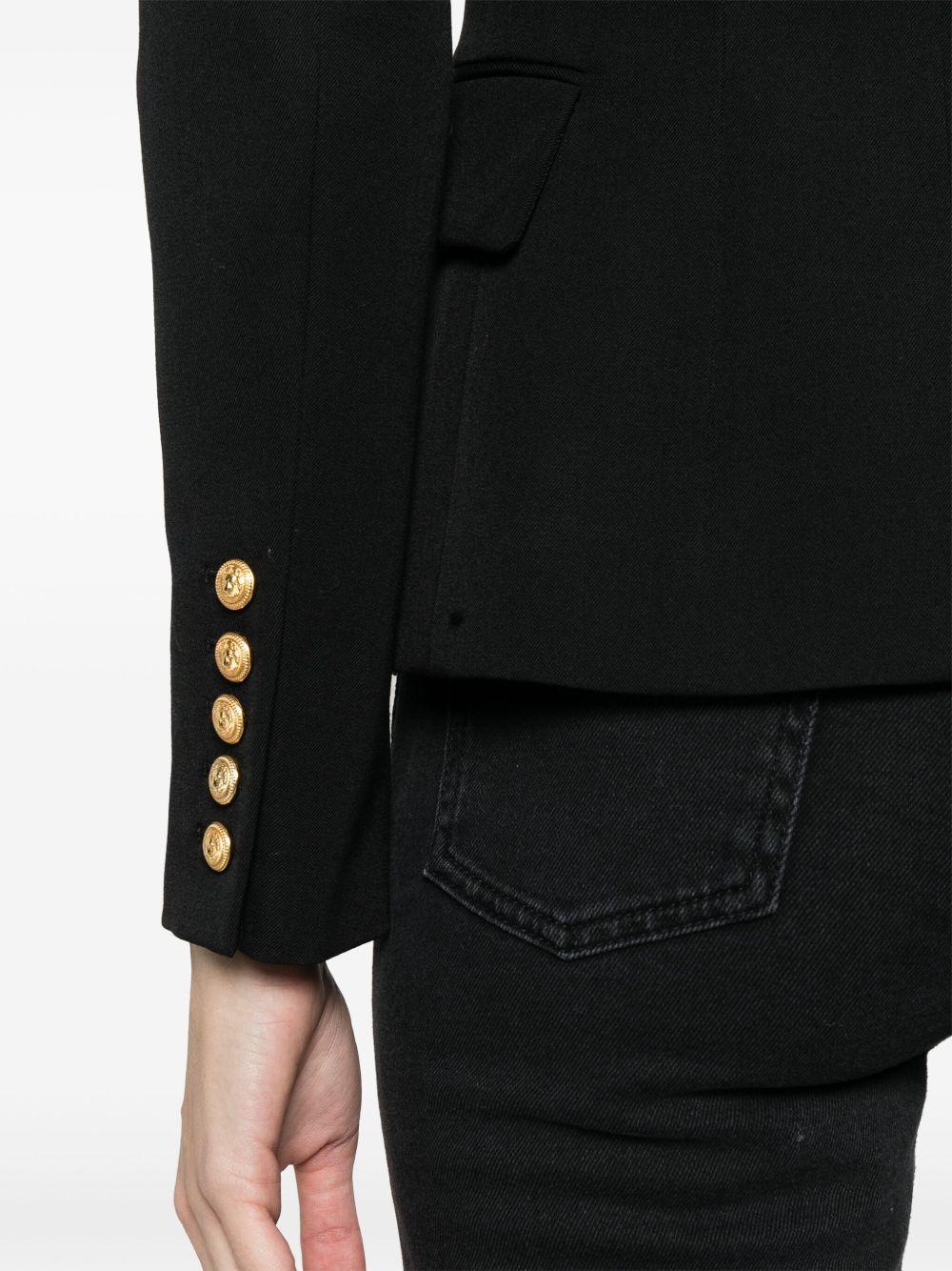 single-breasted wool blazer Product Image