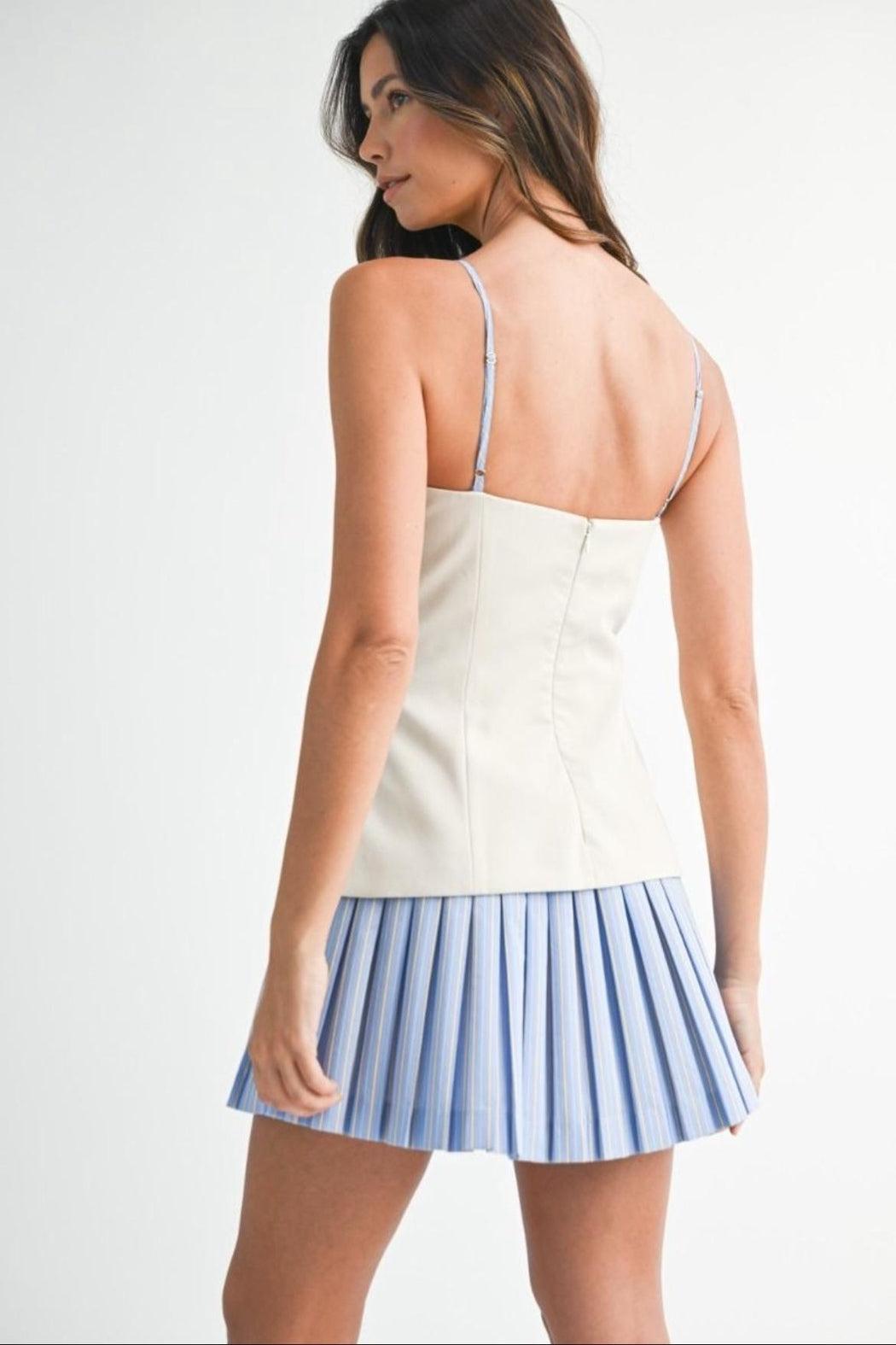 Contrast Mini Dress Product Image