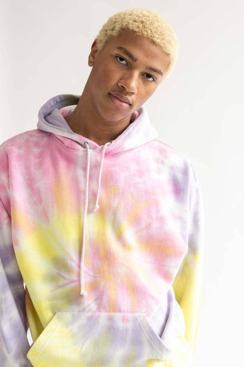 Pink Banana Tie Dye Hoodie Product Image