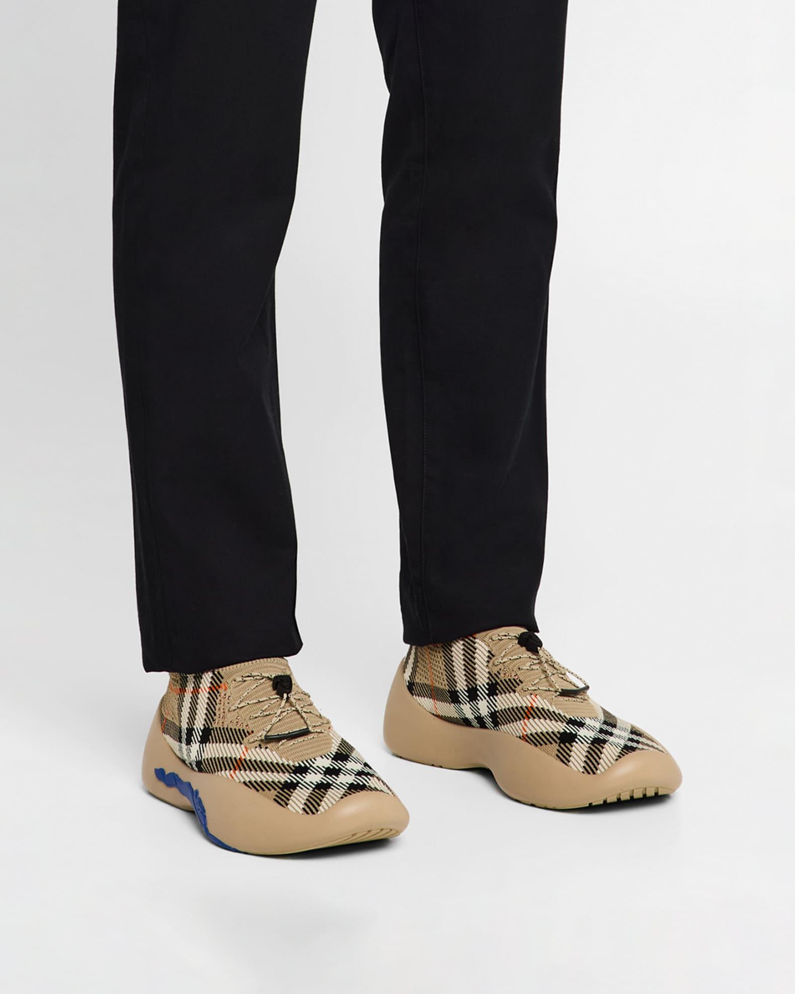 Men's Check Knit Neptune Sneakers Product Image