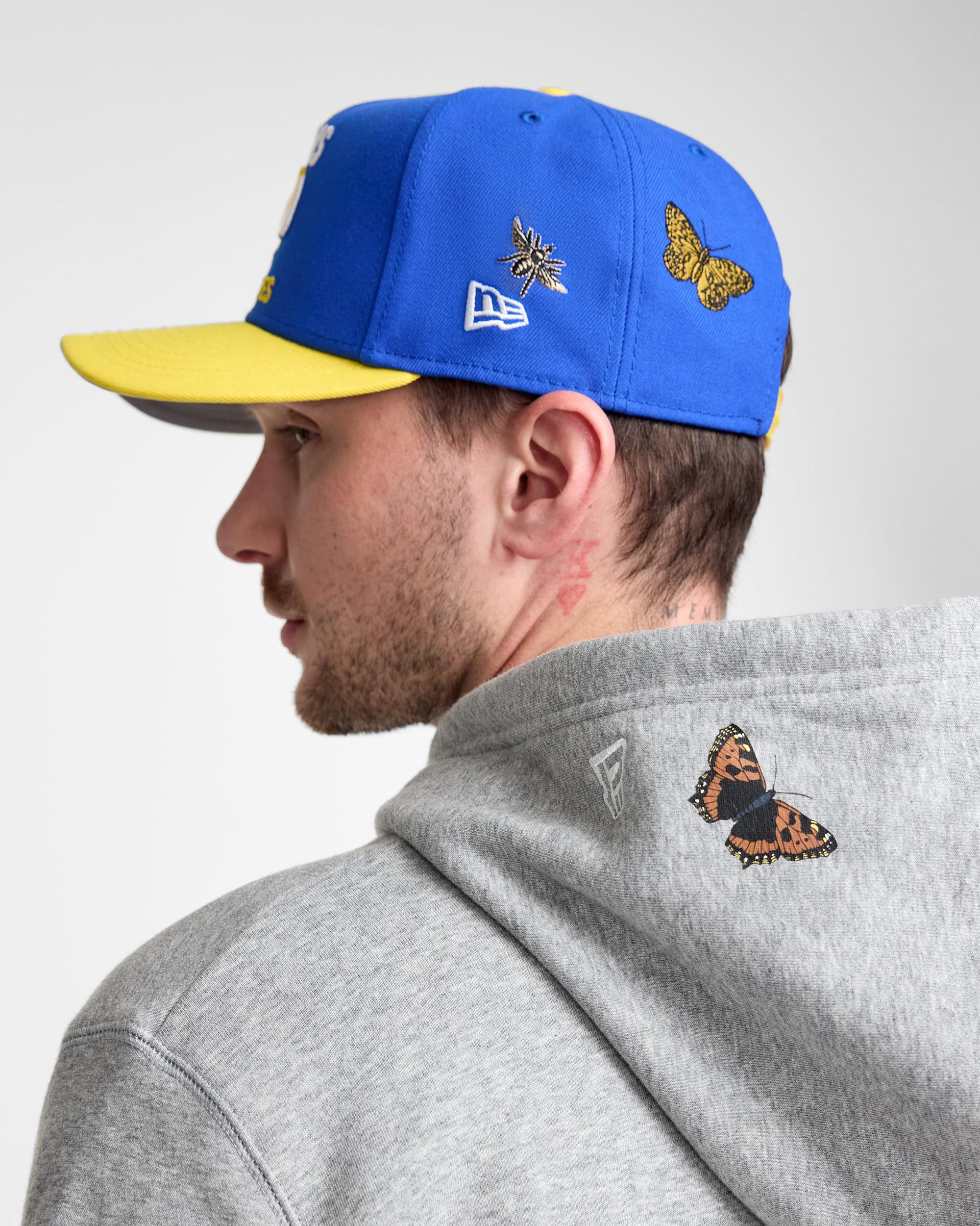 FELT x Los Angeles Chargers Gray Hoodie Male Product Image
