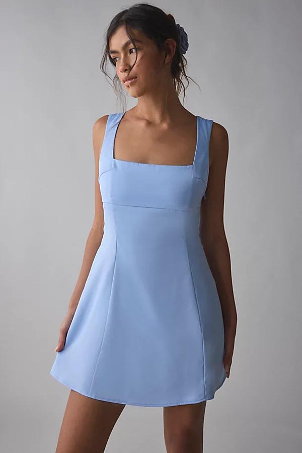 Urban Outfitters UO Bri Double Bow Satin Mini Dress Womens at Urban Outfitters Product Image