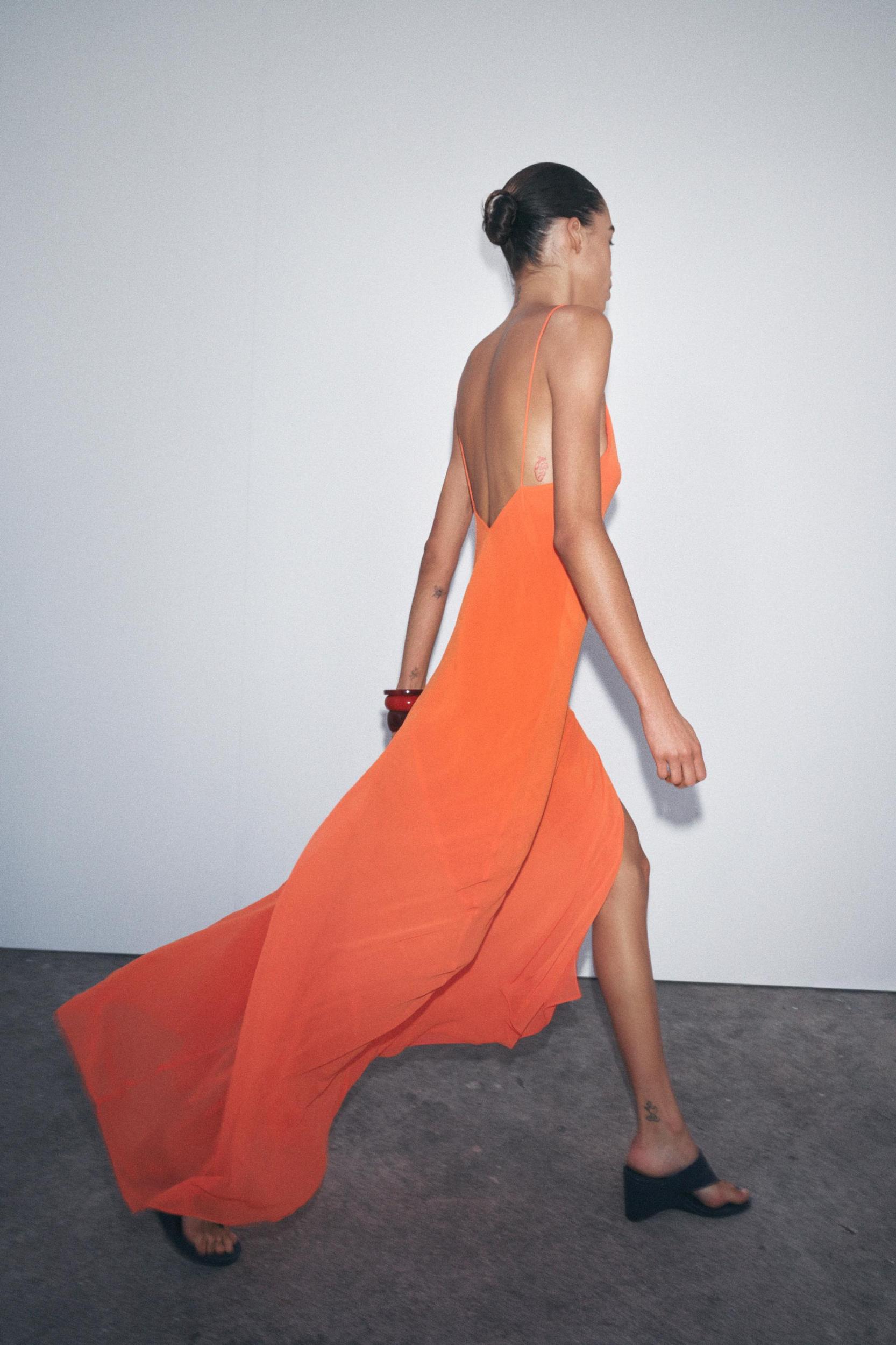 STRAPPY GEORGETTE DRESS Product Image