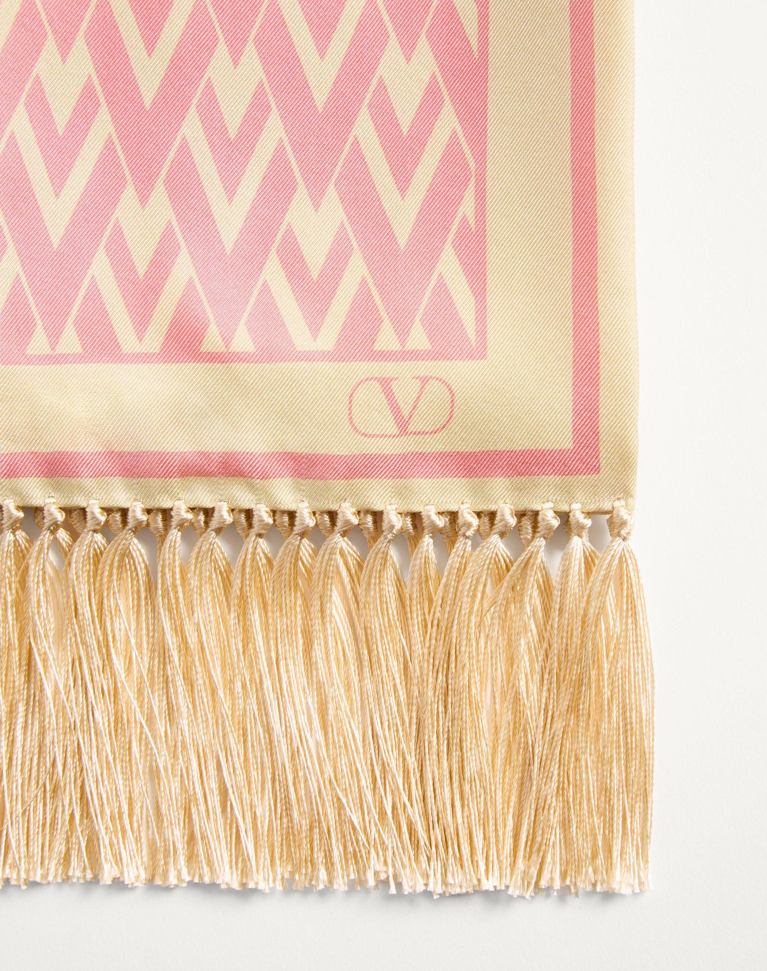 Toute La V Silk Bandeau Scarf Product Image