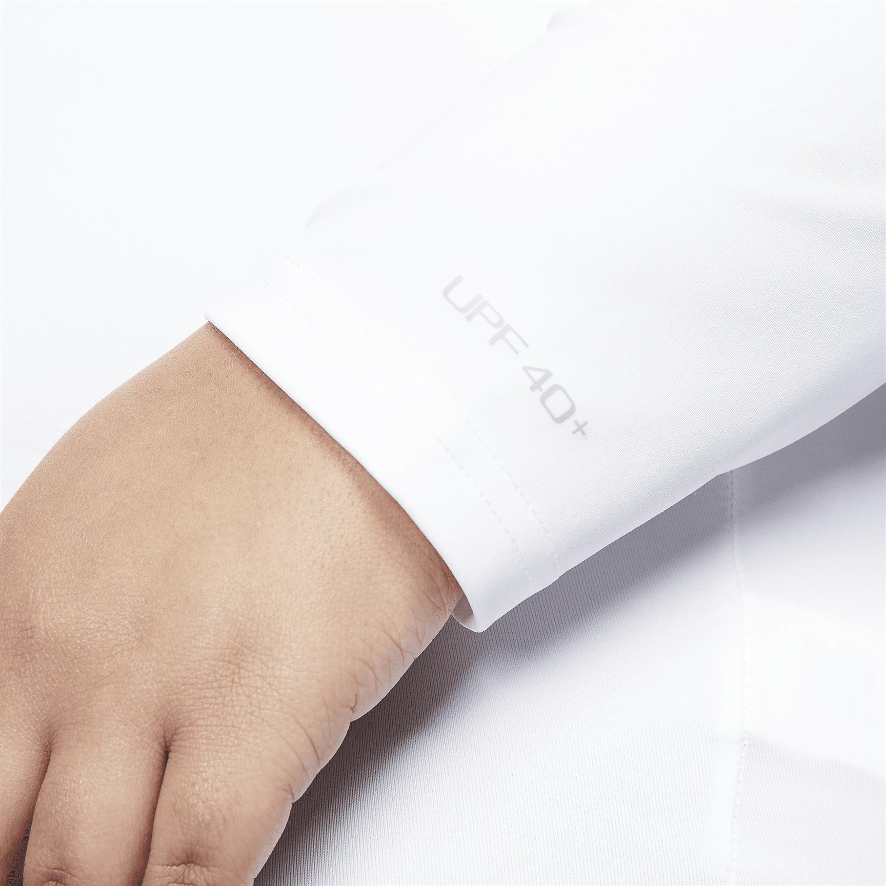 Nike Womens Essential Long-Sleeve Hydroguard Swim Shirt | NESSA386-100 Product Image